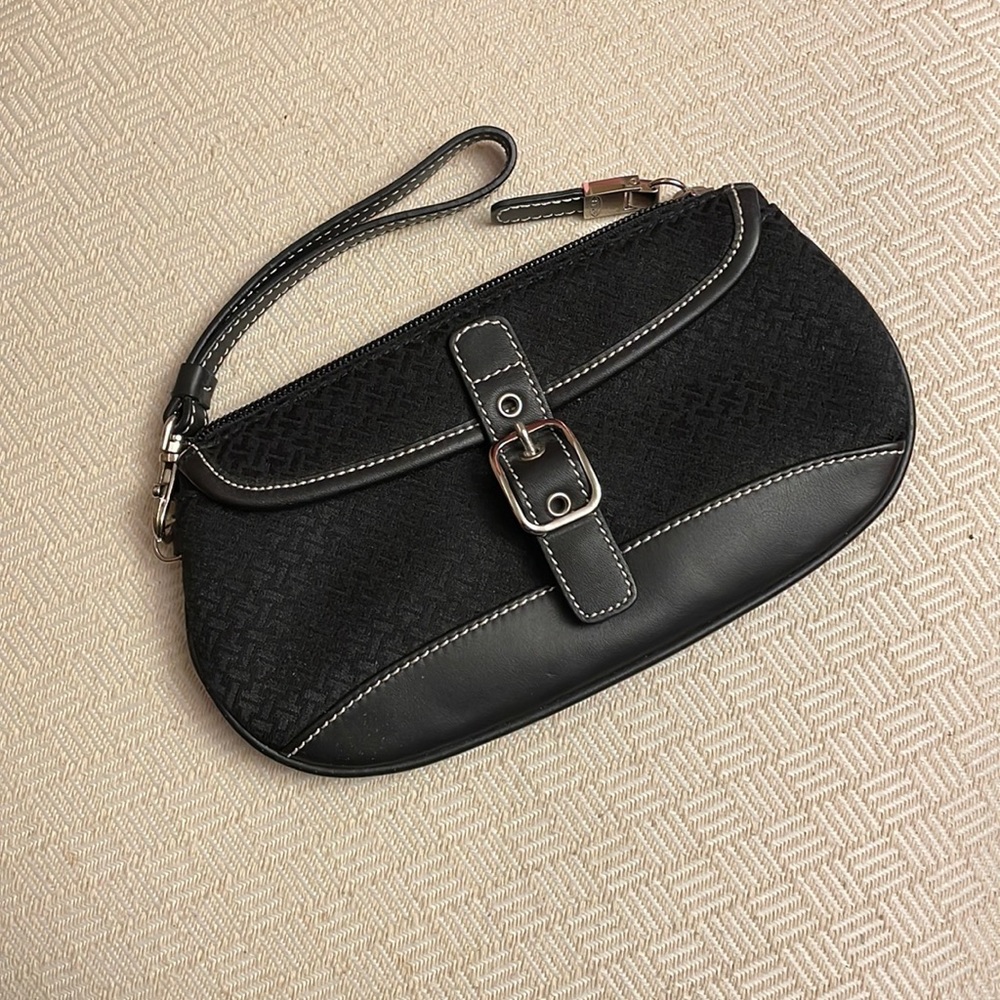 Talbots wristlet vintage black